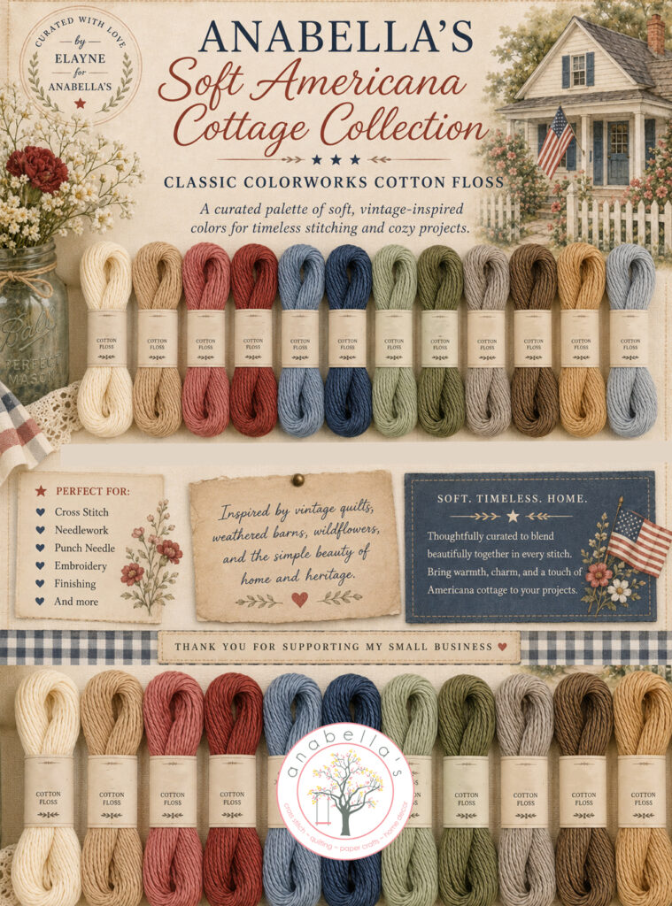 Americana Cottage Floss Collection by Anabella’s