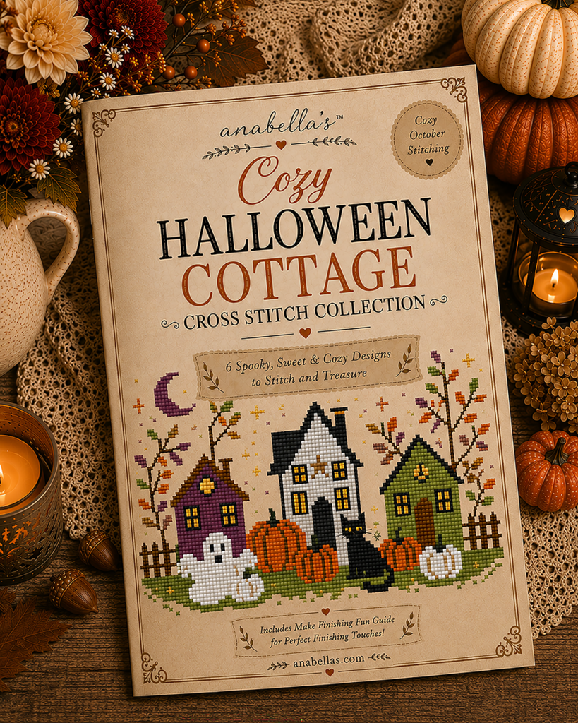 Cozy Halloween Cottage Collection 6 Cross Stitch Designs