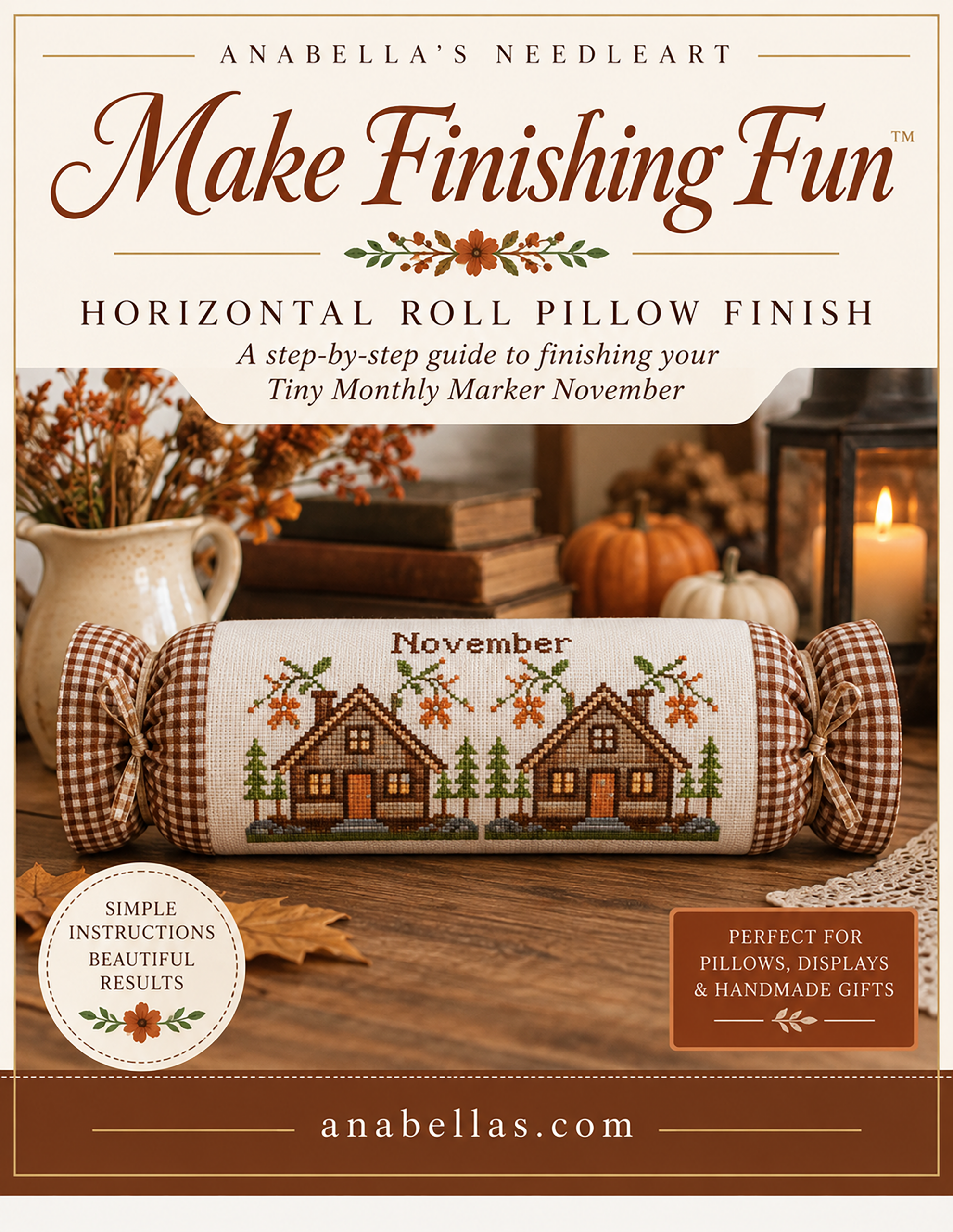 Nov Tiny Monthly Marker Pillow Nov Tiny Monthly Marker Pillow
