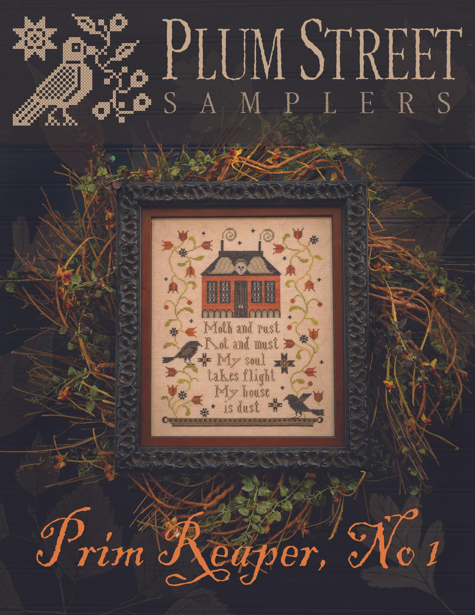 Plum Street Samplers Prim Reaper No 1 ross Stitch Pattern Plum Street Samplers Prim Reaper No 1 ross Stitch Pattern